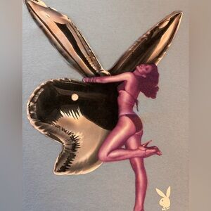 PLAYBOY Graphic Tee - Purple and Black